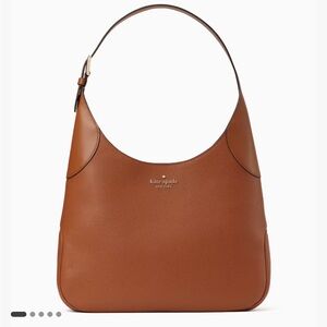 Kate Spade New York Aster Pebbled Leather Shoulder Bag Cappuccino NWT